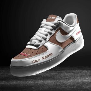 GMC Brown Air Force 1 Sneakers AF1 Limited Shoes For Cars Fan LAF2526