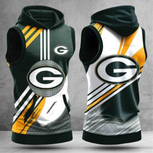 Green Bay Packers Men Workout Hoodie Tank Tops WHT1579