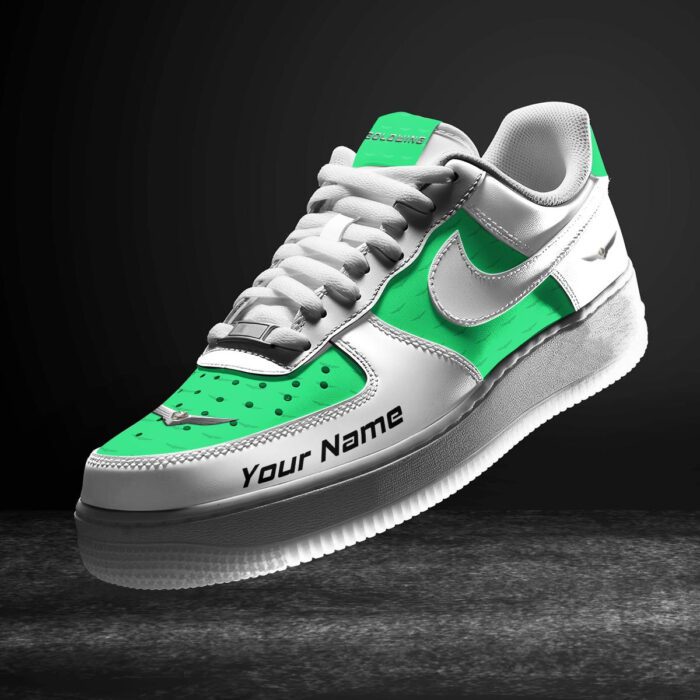 Honda Gold Wing Light Green Air Force 1 Sneakers AF1 Limited Shoes For Cars Fan LAF2422