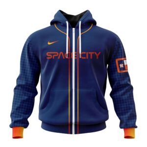 Houston Astros MLB Personalized 2024 City Connect 3D Zip Hoodie CCN1032