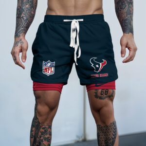 Houston Texans NFL Personalized Double Layer Shorts WDS1113