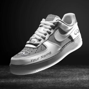 Infiniti Grey Air Force 1 Sneakers AF1 Limited Shoes For Cars Fan LAF2597
