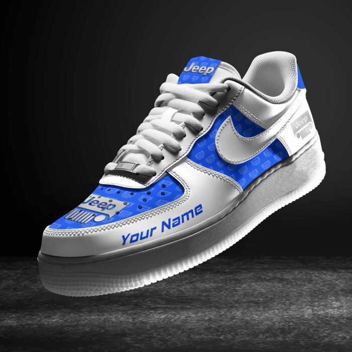 Jeep Blue Air Force 1 Sneakers AF1 Limited Shoes For Cars Fan LAF2330