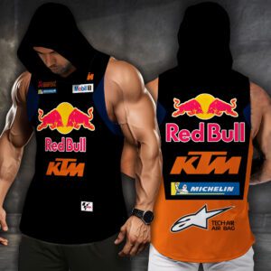 KTM Factory Racing Men Workout Hoodie Tank Tops WHT1539