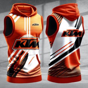 KTM Racing Men Workout Hoodie Tank Tops WHT1419