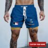 Kansas City Royals MLB Personalized Double Layer Shorts WDS1138