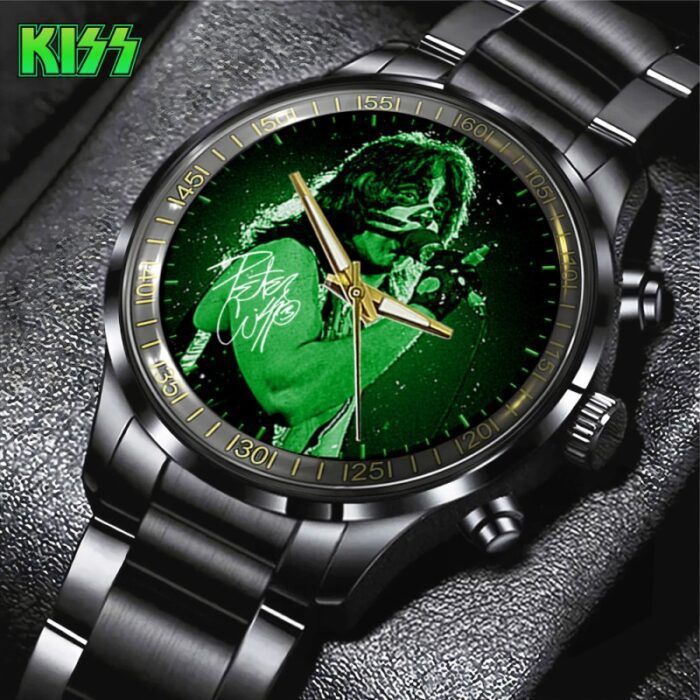 Kiss Band Black Stainless Steel Watch GUD1285