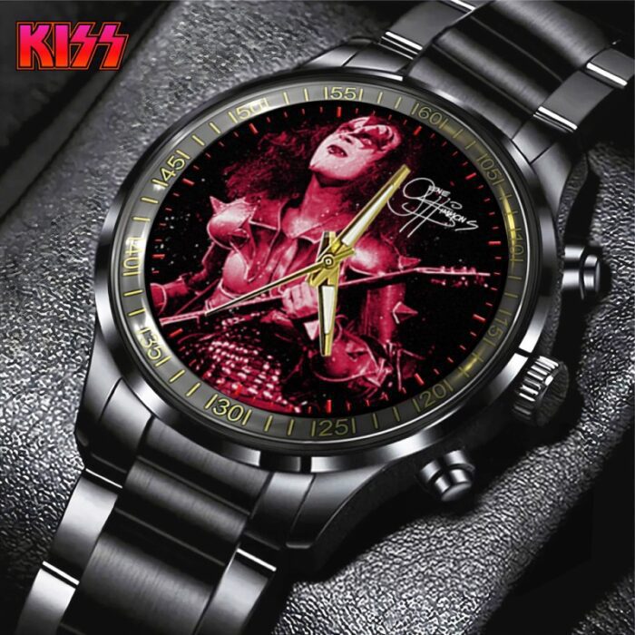 Kiss Band Black Stainless Steel Watch GUD1289