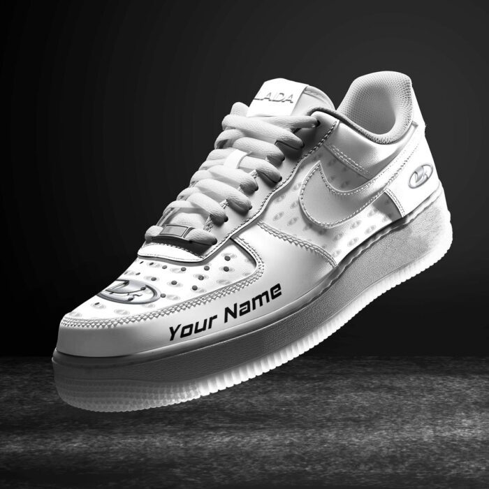 Lada White Air Force 1 Sneakers AF1 Limited Shoes For Cars Fan LAF2689