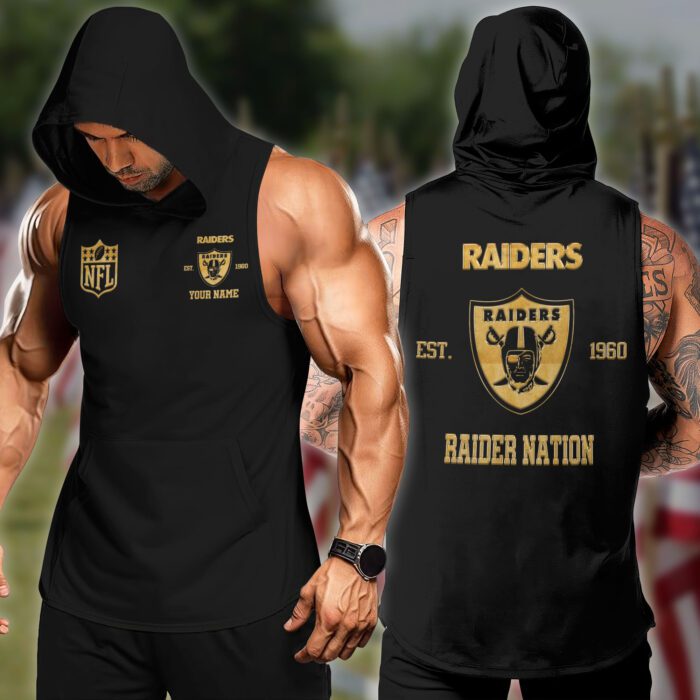 Las Vegas Raiders NFL Hoodie Tanktop Custom Your Name WHT1016