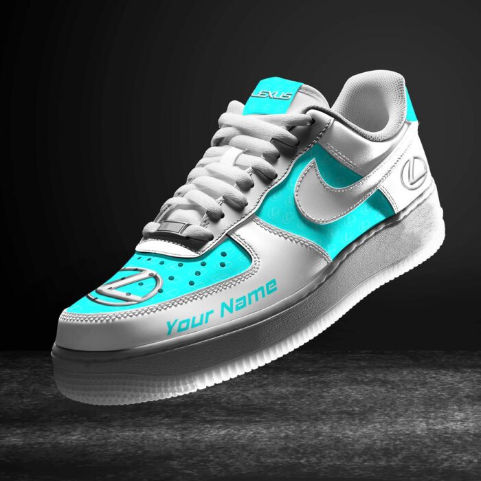 Lexus Cyan Air Force 1 Sneakers AF1 Limited Shoes For Cars Fan LAF2358