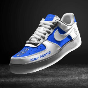 Lincoln Blue Air Force 1 Sneakers AF1 Limited Shoes For Cars Fan LAF2230