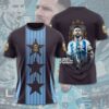 Lionel Messi x Argentina National Football Team 3D Unisex T-Shirt GUD1345