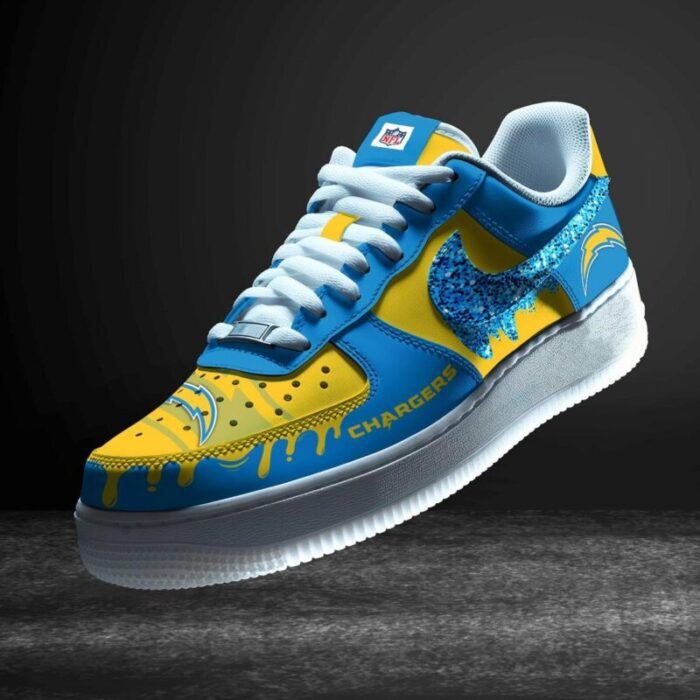 Los Angeles Chargers NFL Air Force Sneakers AF1 Limited Shoes For Fan WMA1290