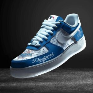 Los Angeles Dodgers MLB Air Force 1 Sneakers Limited AF1 Shoes WMA1079