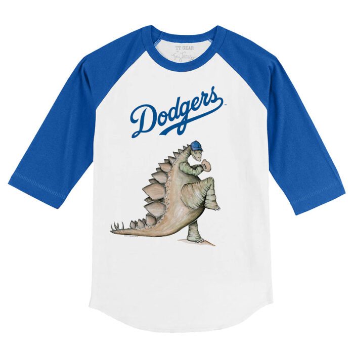 Los Angeles Dodgers Stega 3/4 Royal Blue Sleeve Raglan Shirt