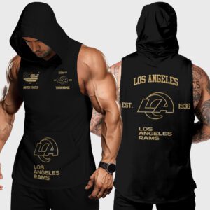 Los Angeles Rams NFL Personalized Workout Hoodie Tank Tops WHT1240