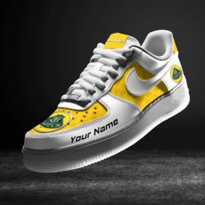 Lotus Yellow Air Force 1 Sneakers AF1 Limited Shoes For Cars Fan LAF2804