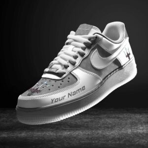 Maserati Grey Air Force 1 Sneakers AF1 Limited Shoes For Cars Fan LAF2547