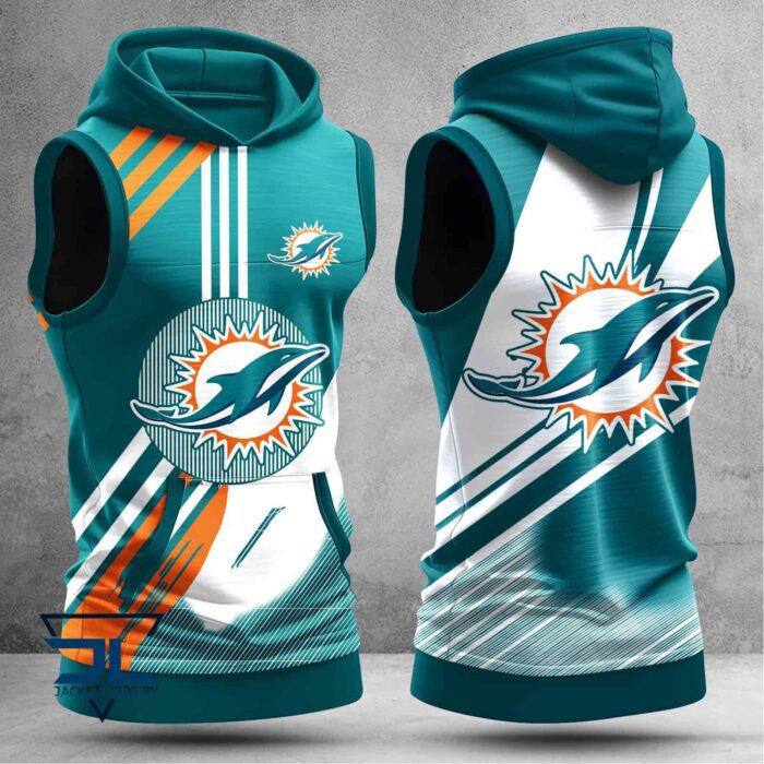 Miami Dolphins NFL Summer Hoodie Tank Top WHT1113