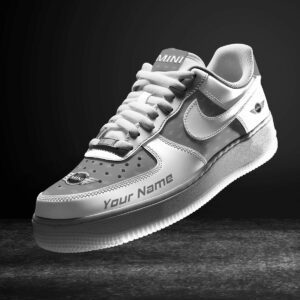 Mini Grey Air Force 1 Sneakers AF1 Limited Shoes For Cars Fan LAF2167