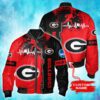 NCAA Georgia Bulldogs Custom Name Bomber Jacket