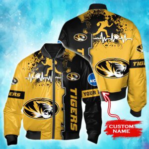 NCAA Missouri Tigers Tide Custom Name Bomber Jacket