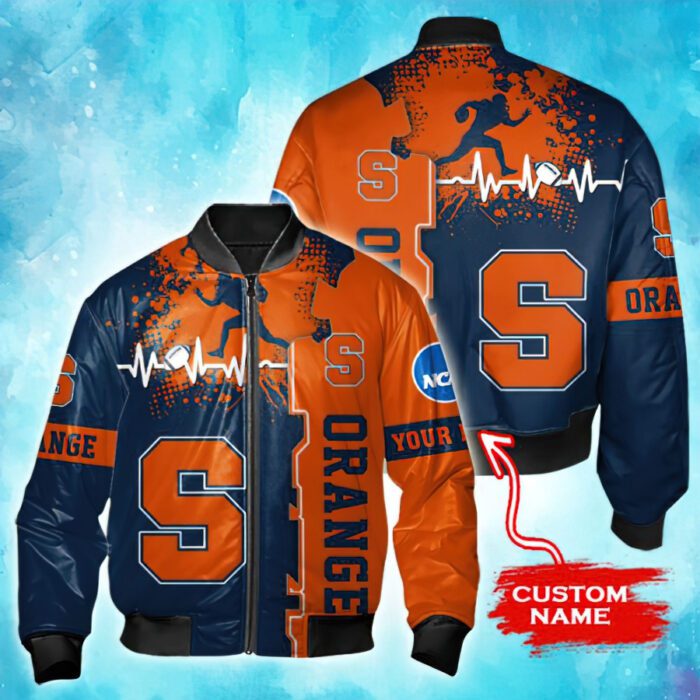 NCAA Syracuse Orange Tide Custom Name Bomber Jacket