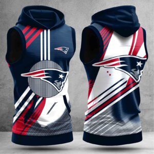 New England Patriots Men Workout Hoodie Tank Tops WHT1556