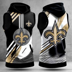 New Orleans Saints Men Workout Hoodie Tank Tops WHT1568