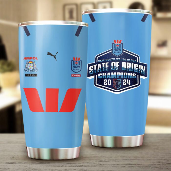 New South Wales Blues Stainless Steel Tumbler GUD1241