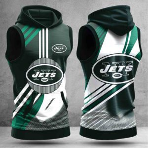 New York Jets Men Workout Hoodie Tank Tops WHT1574