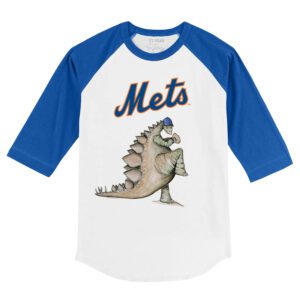 New York Mets Stega 3/4 Royal Blue Sleeve Raglan Shirt