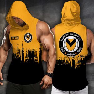 Newport County Men Workout Hoodie Tank Tops WHT1529