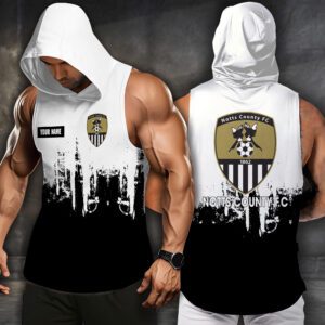 Notts County FC Men Workout Hoodie Tank Tops WHT1528