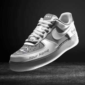 Opel Grey Air Force 1 Sneakers AF1 Limited Shoes For Cars Fan LAF2587