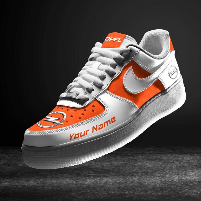 Opel Orange Air Force 1 Sneakers AF1 Limited Shoes For Cars Fan LAF2585