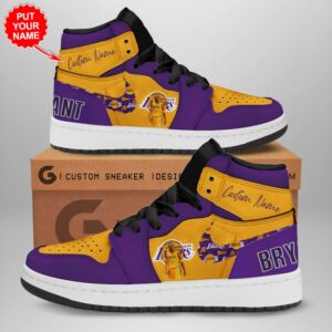 Personalized Kobe Bryant Air Jordan 1 Sneaker JD1 Shoes For Fans GSS1101