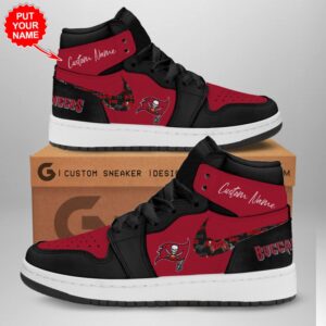 Personalized Tampa Bay Buccaneers NFL Air Jordan 1 Sneaker JD1 Shoes For Fans GSS1126