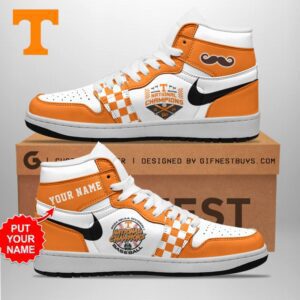 Personalized Tennessee Volunteers Baseball Air Jordan 1 Sneaker JD1 Shoes For Fans GSS1129
