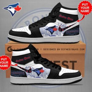 Personalized Toronto Blue Jays Air Jordan 1 Sneaker JD1 Shoes For Fans GSS1130