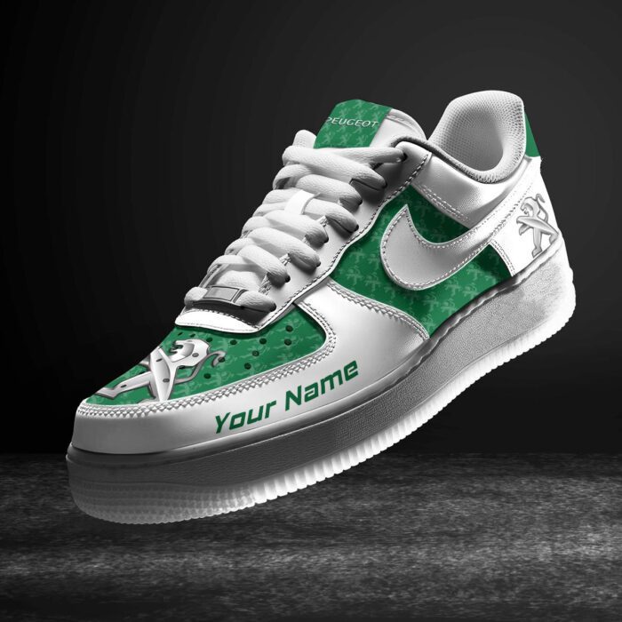 Peugeot Green Air Force 1 Sneakers AF1 Limited Shoes For Cars Fan LAF2311