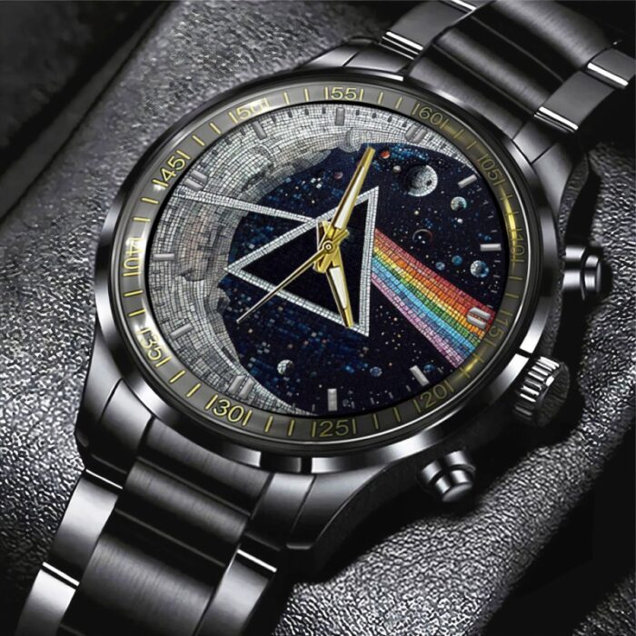 Pink Floyd Black Stainless Steel Watch GUD1292