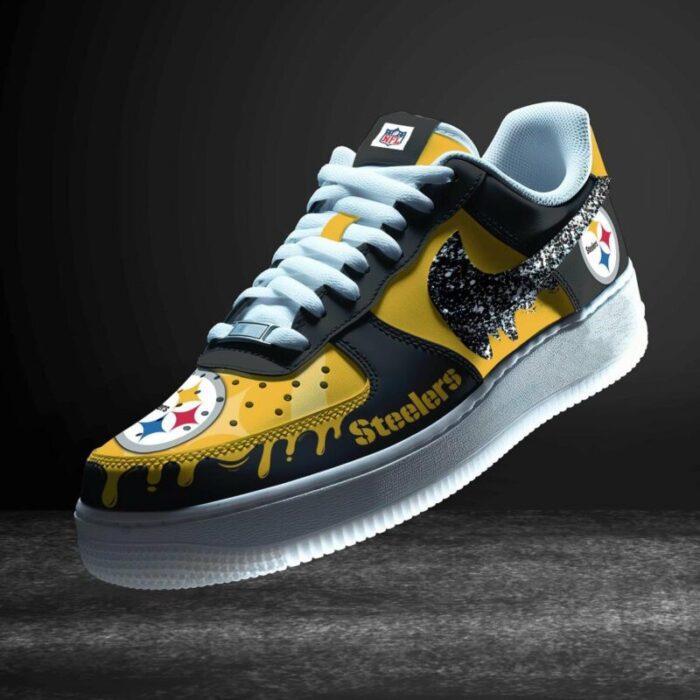 Pittsburgh Steelers NFL Air Force Sneakers AF1 Limited Shoes For Fan WMA1334