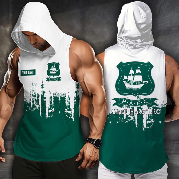 Plymouth Argyle F.C Men Workout Hoodie Tank Tops WHT1510