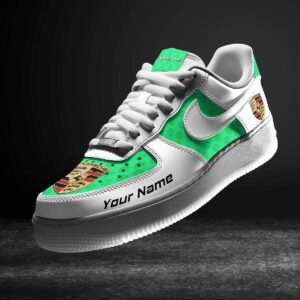 Porsche Light Green Air Force 1 Sneakers AF1 Limited Shoes For Cars Fan LAF2052