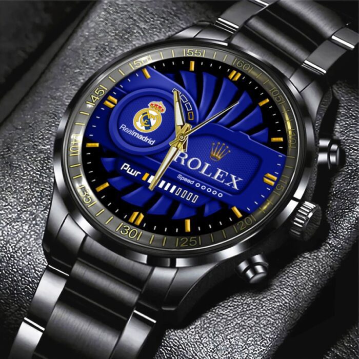 Real Madrid CF x Rolex Black Stainless Steel Watch GUD1270