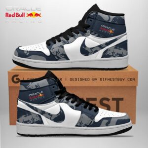 Red Bull Racing F1 Air Jordan 1 Sneaker JD1 Shoes For Fans GSS1140