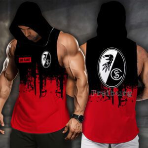 SC Freiburg Men Workout Hoodie Tank Tops WHT1347