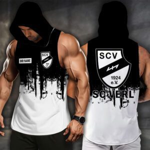 SC Verl Men Workout Hoodie Tank Tops WHT1345